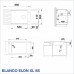 КУХНЕНСКА МИВКА BLANCO ELON XL 8 S - ЦВЯТ КАФЕ - 524879 