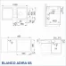 КУХНЕНСКА МИВКА BLANCO ADIRA 6 S - ЦВЯТ КАФЕ - 527608 КУХНЕНСКА МИВКА BLANCO ADIRA 6 S - ЦВЯТ КАФЕ - 527608
