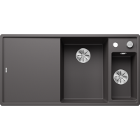 КУХНЕНСКА МИВКА BLANCO AXIA III 6 S, ДЯСНО КОРИТО - ЦВЯТ СКАЛИСТО СИВ - 523473