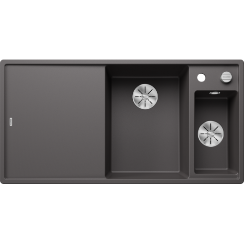 КУХНЕНСКА МИВКА BLANCO AXIA III 6 S, ДЯСНО КОРИТО - ЦВЯТ СКАЛИСТО СИВ - 523473