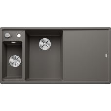 КУХНЕНСКА МИВКА BLANCO AXIA III 6 S, ЛЯВО КОРИТО - ЦВЯТ ВУЛКАНИЧНО СИВ - 527226