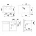 КУХНЕНСКА МИВКА BLANCO ANDANO 340/180-U С ДЯСНО КОРИТО - 522977 КУХНЕНСКА МИВКА BLANCO ANDANO 340/180-U С ДЯСНО КОРИТО - 522977