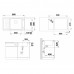 КУХНЕНСКА МИВКА BLANCO ANDANO XL 6S-IF COMPACT С ДЯСНО КОРИТО - 523001