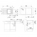 КУХНЕНСКА МИВКА BLANCO AXIS III 5 S - IF - 522103