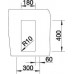 КУХНЕНСКА МИВКА BLANCO CLARON 180-U - 521565 - ЗА ПОД ПЛОТ КУХНЕНСКА МИВКА BLANCO CLARON 180-U - 521565 - ЗА ПОД ПЛОТ