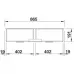 КУХНЕНСКА МИВКА BLANCO CLARON 400/400-IF - 521617 КУХНЕНСКА МИВКА BLANCO CLARON 400/400-IF - 521617