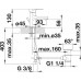 СМЕСИТЕЛ ЗА БАНЯ BLANCO SALZA ХРОМ - 520391