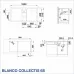 КУХНЕНСКА МИВКА BLANCO COLLECTIS 6 S - ЦВЯТ ТРЮФЕЛ - 523351