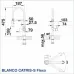 СМЕСИТЕЛ BLANCO CATRIS-S FLEXO ЧЕРЕН МАТ - 525793