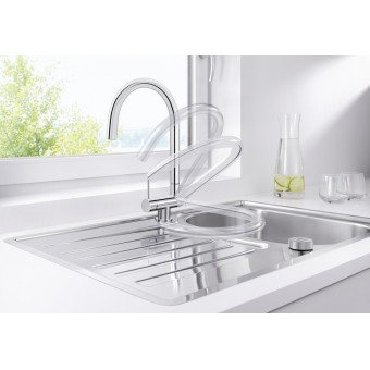 СМЕСИТЕЛ BLANCO CORESSA-F Хром с лява ръкохватка - 521544