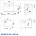 КУХНЕНСКА МИВКА BLANCO DALAGO 6 - ЦВЯТ БЯЛ - 514199 