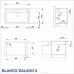 КУХНЕНСКА МИВКА BLANCO DALAGO 8 - ЦВЯТ СКАЛИСТО СИВ - 518852