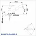 СМЕСИТЕЛ BLANCO DARAS - S ХРОМ - 517731 