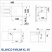 КУХНЕНСКА МИВКА BLANCO FAVUM XL 6 S - ЦВЯТ АНТРАЦИТ - 524233