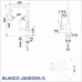 Смесител BLANCO JANDORA-S стомана с обработка - 526614