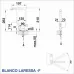 СМЕСИТЕЛ BLANCO LARESSA - F Хром с дясна ръкохватка - 521545