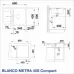 BLANCO METRA 45 S COMPACT - ЦВЯТ ТРЮФЕЛ - 519569