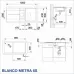 BLANCO METRA 6 S - ЦВЯТ СКАЛИСТО СИВ - 518878