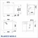 КУХНЕНСКА МИВКА BLANCO NAYA 6 - ЦВЯТ ТРЮФЕЛ - 519644 КУХНЕНСКА МИВКА BLANCO NAYA 6 - ЦВЯТ ТРЮФЕЛ - 519644