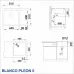 КУХНЕНСКА МИВКА BLANCO PLEON 5 - ЦВЯТ ТРЮФЕЛ - 521675
