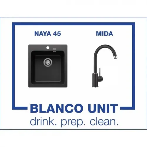 BLANCO NAYA 45 и BLANCO MIDA цвят Антрацит - 525222519415 BLANCO NAYA 45 и BLANCO MIDA цвят Антрацит - 525222519415