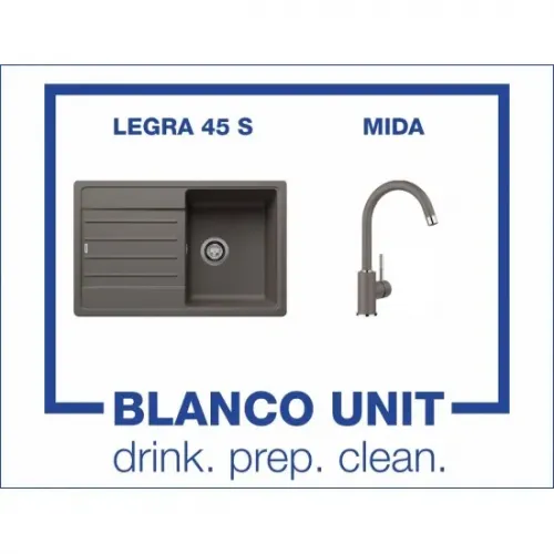 BLANCO LEGRA 45 S и BLANCO MIDA цвят Вулканично сив - 527268526965