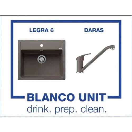 BLANCO LEGRA 6 и BLANCO DARAS цвят Вулканично сив - 527269526934 BLANCO LEGRA 6 и BLANCO DARAS цвят Вулканично сив - 527269526934
