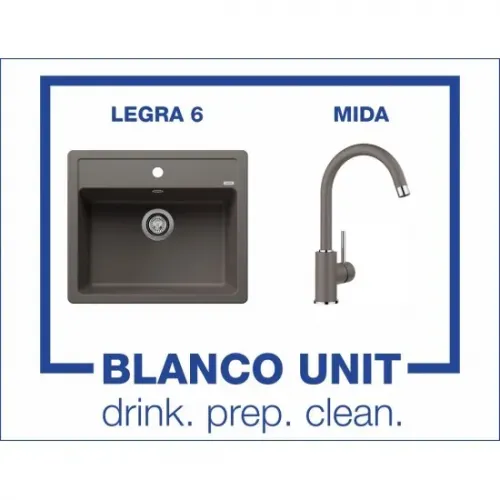 BLANCO LEGRA 6 и BLANCO MIDA цвят Вулканично сив - 527269526965 BLANCO LEGRA 6 и BLANCO MIDA цвят Вулканично сив - 527269526965