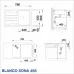 BLANCO SONA 45 S и BLANCO MIDA Черен мат - 527912 BLANCO SONA 45 S и BLANCO MIDA Черен мат - 527912
