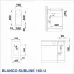 Кухненска мивка BLANCO SUBLINE 160-U - ЦВЯТ ТРЮФЕЛ - 523403