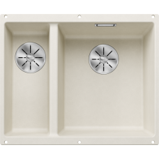 Кухненска мивка BLANCO SUBLINE 340/160-U - цвят МЕКО БЯЛ - 527163