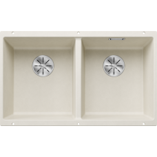 Кухненска мивка BLANCO SUBLINE 350/350-U - цвят МЕКО БЯЛ - 527164