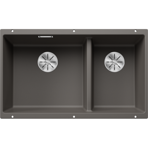 Кухненска мивка BLANCO SUBLINE 430/270-U - цвят ВУЛКАНИЧНО СИВ - 527350