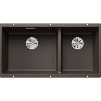 Кухненска мивка BLANCO SUBLINE 480/320-U - цвят КАФЕ - 523593