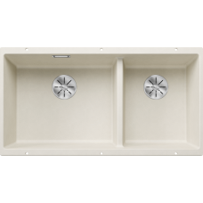 Кухненска мивка BLANCO SUBLINE 480/320-U - цвят МЕКО БЯЛ - 527168