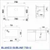 Кухненска мивка BLANCO SUBLINE 700-U - цвят АНТРАЦИТ - 523442