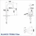 Смесител BLANCO TRIMA Filter инокс PVD - 525803