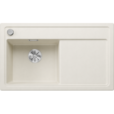 КУХНЕНСКА МИВКА BLANCO ZENAR 45 S С ЛЯВО КОРИТО - ЦВЯТ МЕКО БЯЛ - 527176