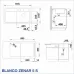 КУХНЕНСКА МИВКА BLANCO ZENAR 5 S С ДЯСНО КОРИТО - ЦВЯТ КАФЕ - 523943