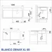 КУХНЕНСКА МИВКА BLANCO ZENAR XL 6 S С ЛЯВО КОРИТО - ЦВЯТ ЧЕРЕН - 526059 КУХНЕНСКА МИВКА BLANCO ZENAR XL 6 S С ЛЯВО КОРИТО - ЦВЯТ ЧЕРЕН - 526059