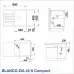 КУХНЕНСКА МИВКА BLANCO ZIA 45 S COMPACT - ЦВЯТ КАФЕ - 524730 КУХНЕНСКА МИВКА BLANCO ZIA 45 S COMPACT - ЦВЯТ КАФЕ - 524730