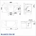 КУХНЕНСКА МИВКА BLANCO ZIA 9 E - ЦВЯТ ВУЛКАНИЧНО СИВ - 527395