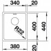 КУХНЕНСКА МИВКА BLANCO ANDANO 340-U - 522955 КУХНЕНСКА МИВКА BLANCO ANDANO 340-U - 522955
